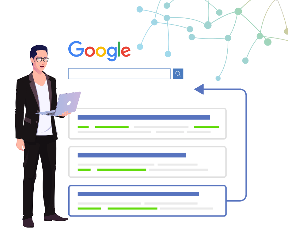 SEO specialist die zoekmachine optimalisatie doet voor een accountantskantoor.